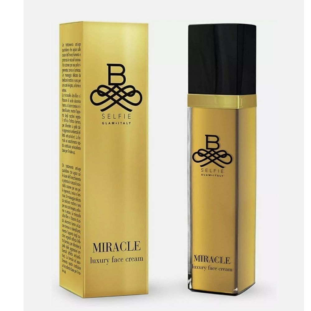 B-SELFIE MIRACLE LUXURY FACE CREAM 1.7 fl. oz./ 50 ml Glam Italy